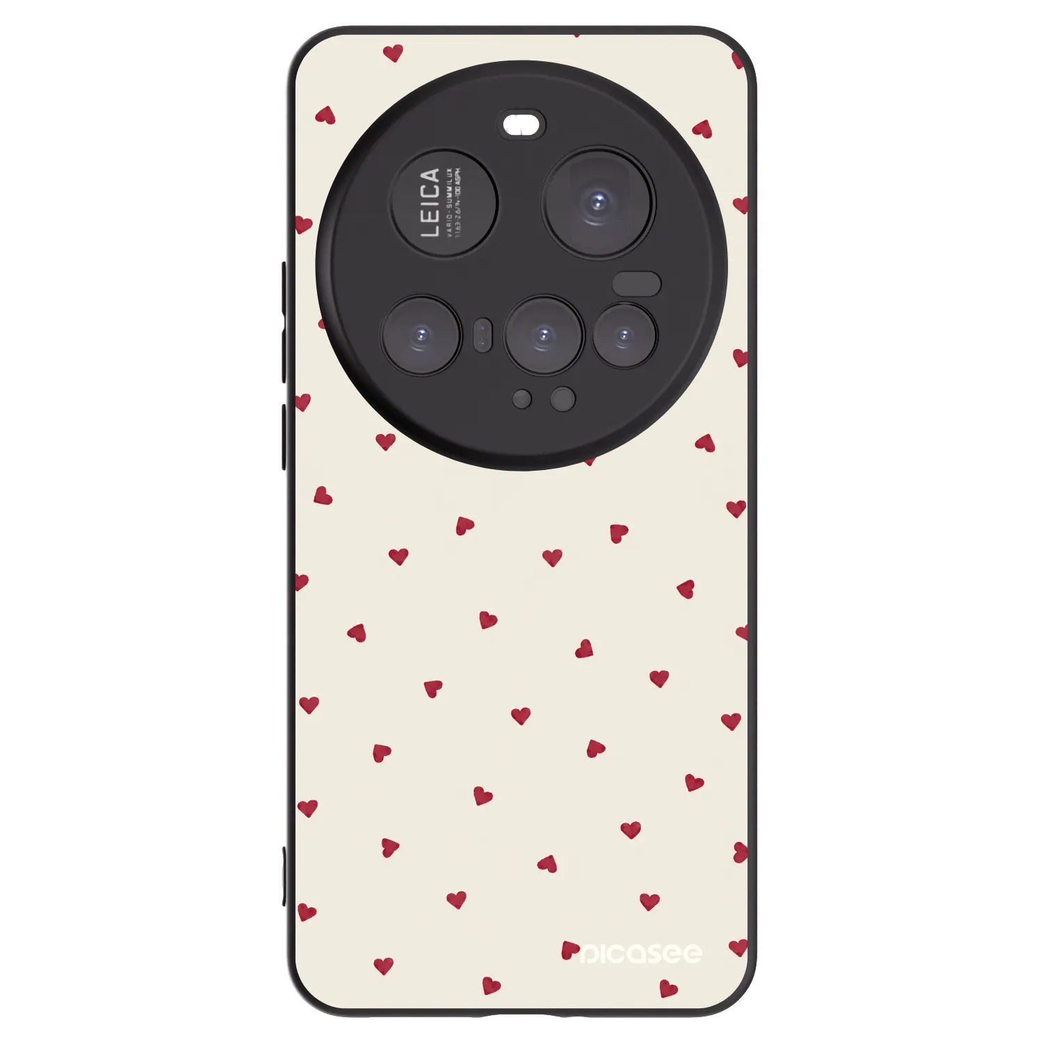Picasee Μαύρη θήκη σιλικόνης για Xiaomi 15 Ultra - Little Love