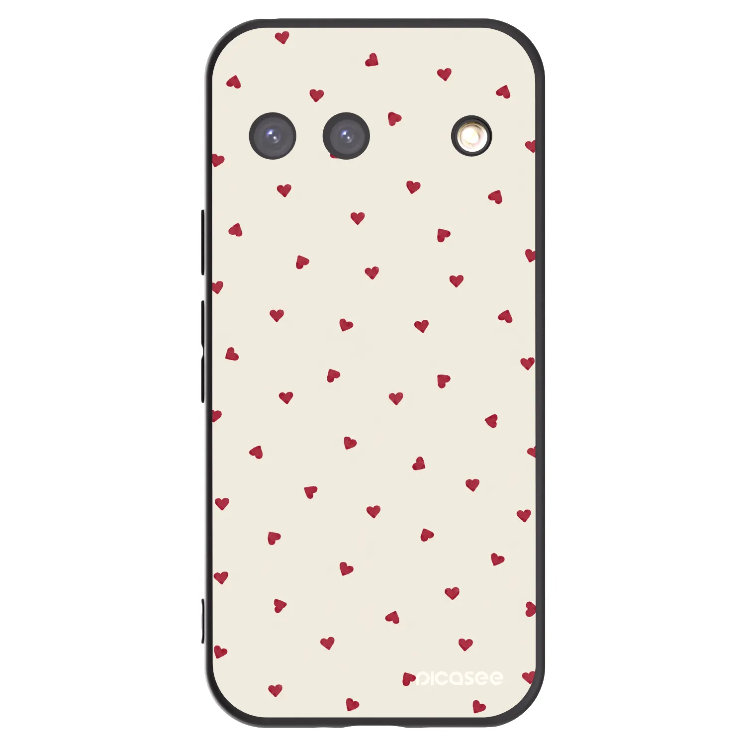 Picasee Μαύρη θήκη σιλικόνης για Google Pixel 9 - Little Love