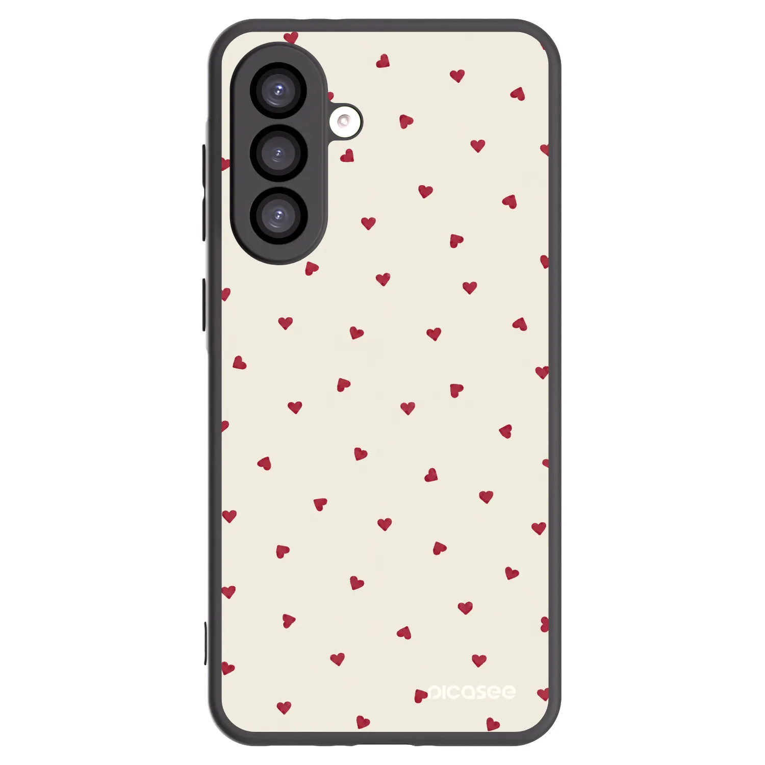 Picasee Μαύρη θήκη σιλικόνης για Samsung Galaxy A26 5G A266B - Little Love