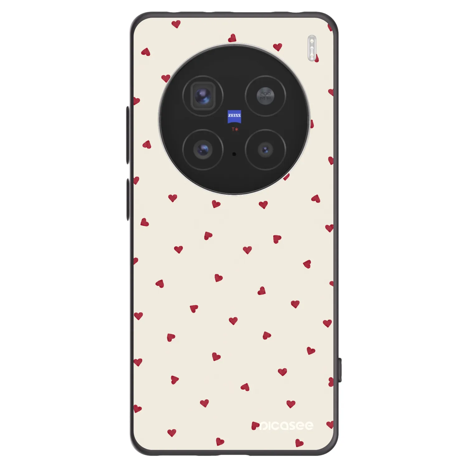 Picasee Μαύρη θήκη σιλικόνης για Vivo X200 Pro - Little Love