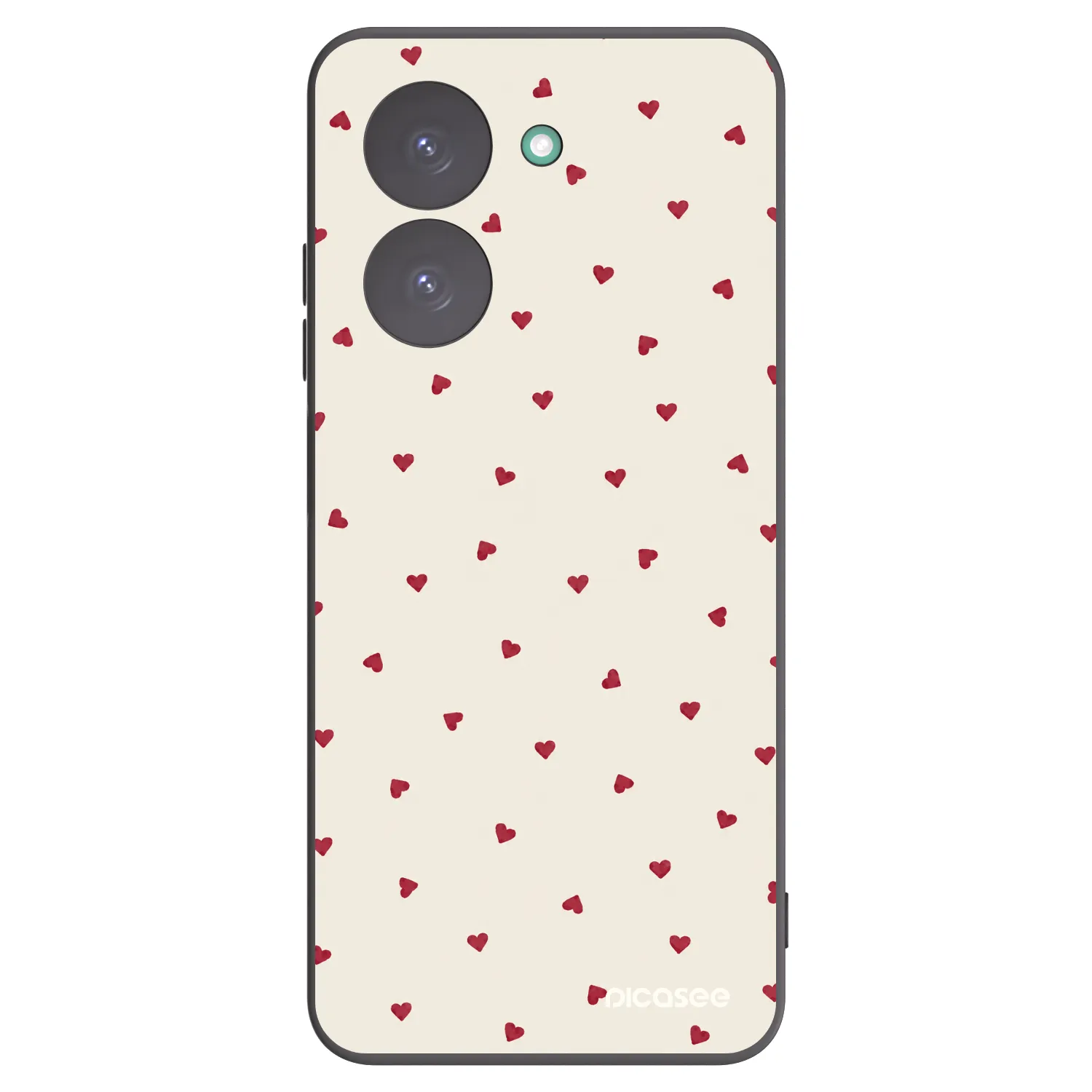 Picasee Μαύρη θήκη σιλικόνης για Xiaomi Redmi A5 - Little Love