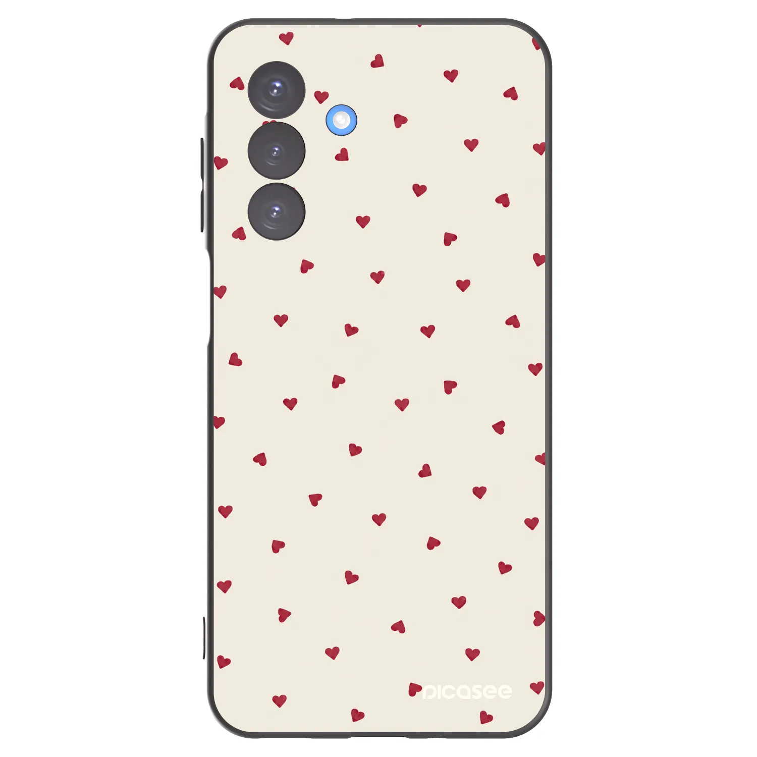 Picasee Μαύρη θήκη σιλικόνης για Samsung Galaxy A17 5G - Little Love