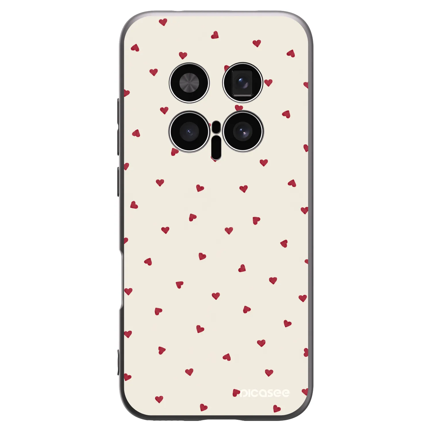 Picasee Μαύρη θήκη σιλικόνης για Honor Magic8 Pro 5G - Little Love