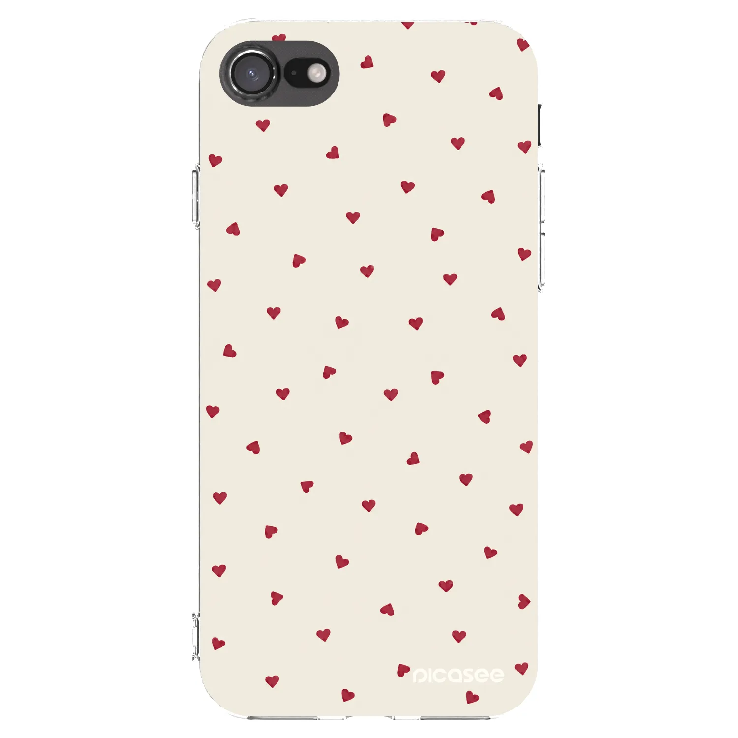 Picasee διαφανής θήκη σιλικόνης Apple iPhone 8 - Little Love