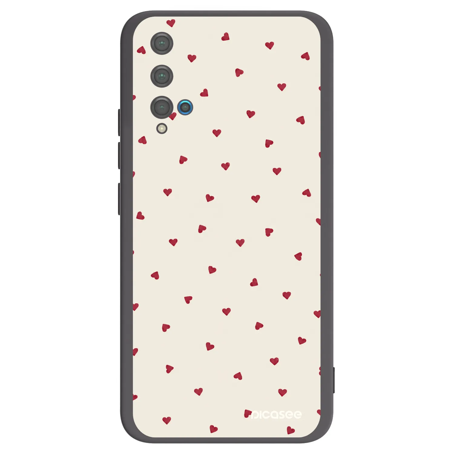 Picasee Μαύρη θήκη σιλικόνης για Huawei Nova 5T - Little Love