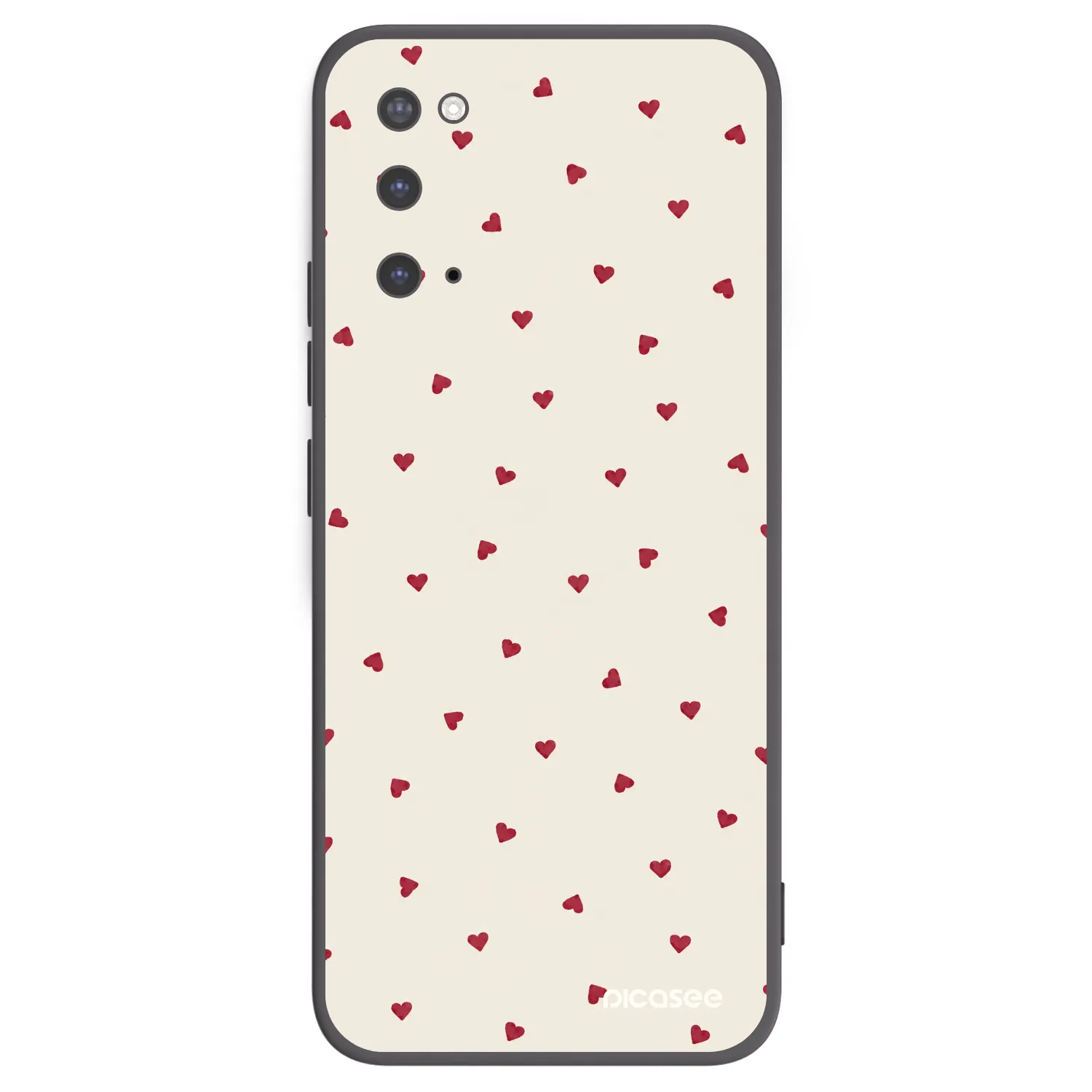 Picasee Μαύρη θήκη σιλικόνης για Samsung Galaxy S20 G980F - Little Love