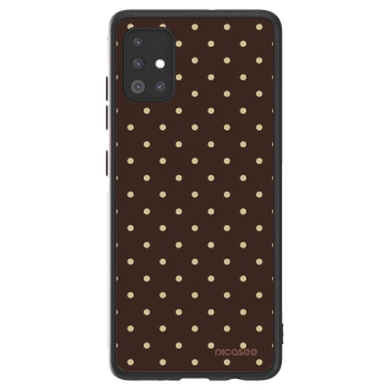 Picasee ULTIMATE CASE για Samsung Galaxy A51 A515F - Vanilla Dots & Chocolate