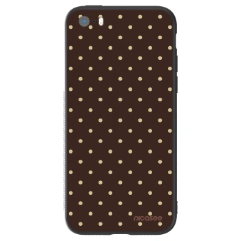 Θήκη για Apple iPhone 5/5S/SE - Vanilla Dots & Chocolate