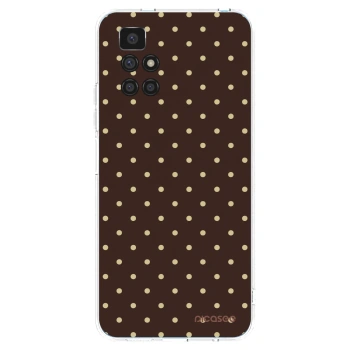 Picasee διαφανής θήκη σιλικόνης Xiaomi Redmi 10 (2022) - Vanilla Dots & Chocolate