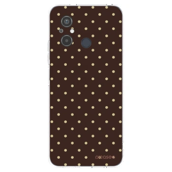 Picasee διαφανής θήκη σιλικόνης Xiaomi Redmi 12C - Vanilla Dots & Chocolate