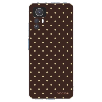 Picasee διαφανής θήκη σιλικόνης Xiaomi Redmi Note 12S - Vanilla Dots & Chocolate