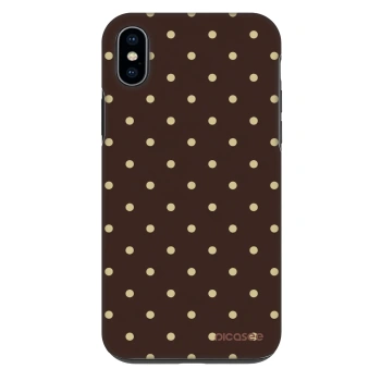 Θήκη για Apple iPhone XS Max - Vanilla Dots & Chocolate