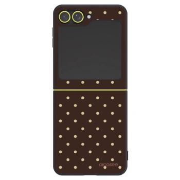 Θήκη για Samsung Galaxy Z Flip7 FE 5G - Vanilla Dots & Chocolate