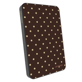 Powerbank με MagSafe 5 000 mAh Γκρί - Vanilla Dots & Chocolate
