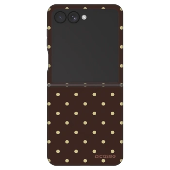 Θήκη για Samsung Galaxy Z Flip7 5G - Vanilla Dots & Chocolate
