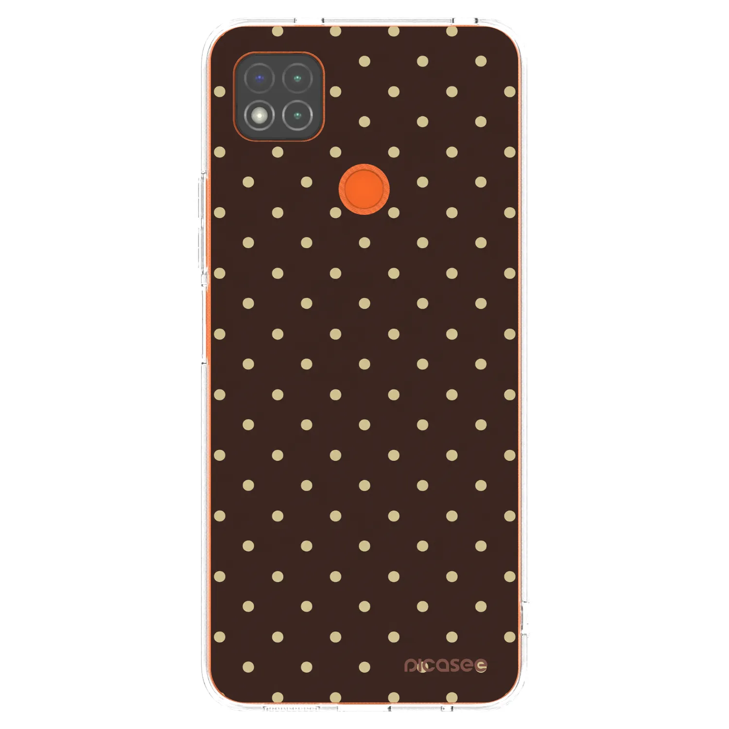 Picasee διαφανής θήκη σιλικόνης Xiaomi Redmi 9C - Vanilla Dots & Chocolate
