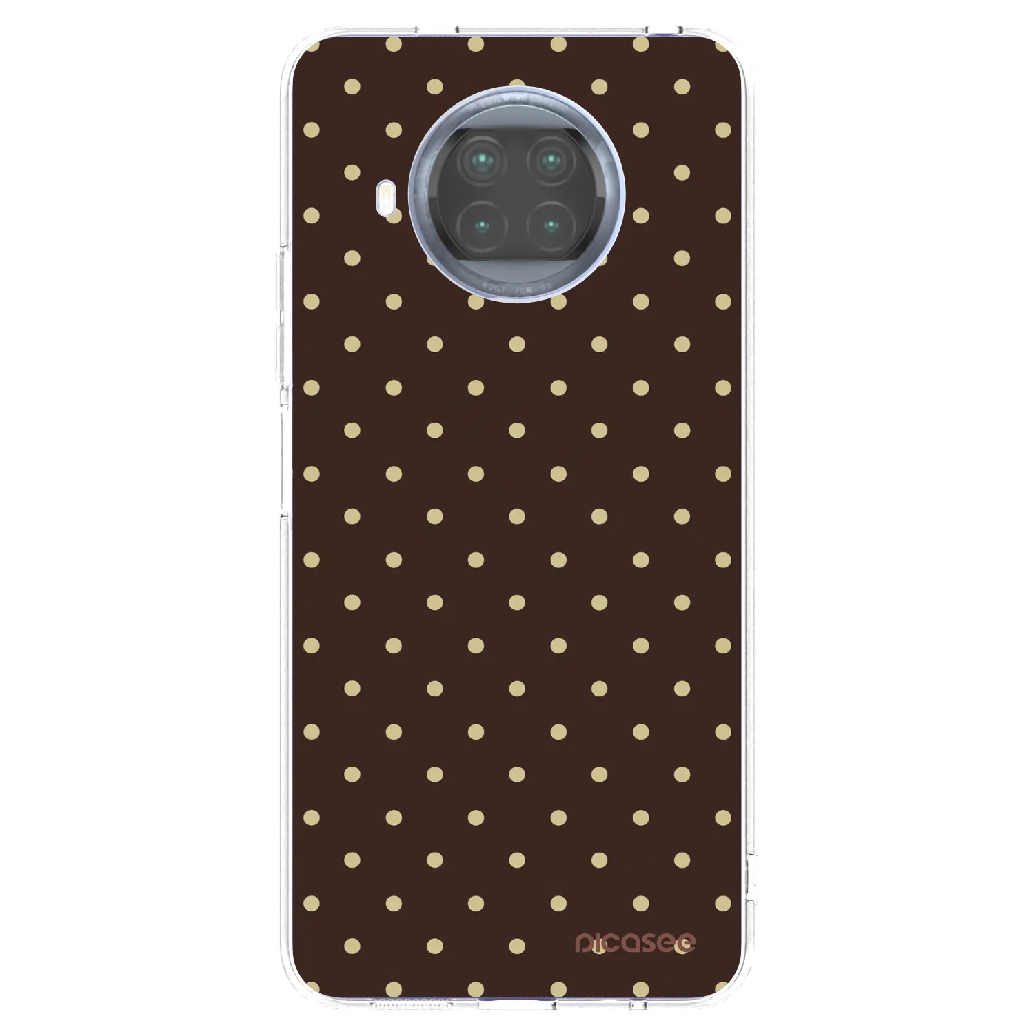 Picasee διαφανής θήκη σιλικόνης Xiaomi Mi 10T Lite - Vanilla Dots & Chocolate