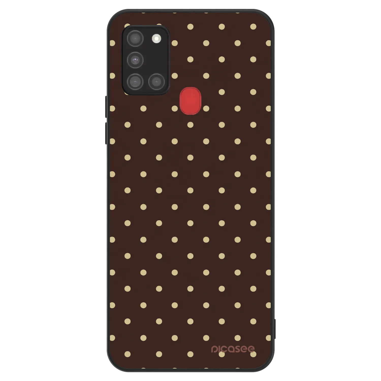 Picasee ULTIMATE CASE για Samsung Galaxy A21s - Vanilla Dots & Chocolate