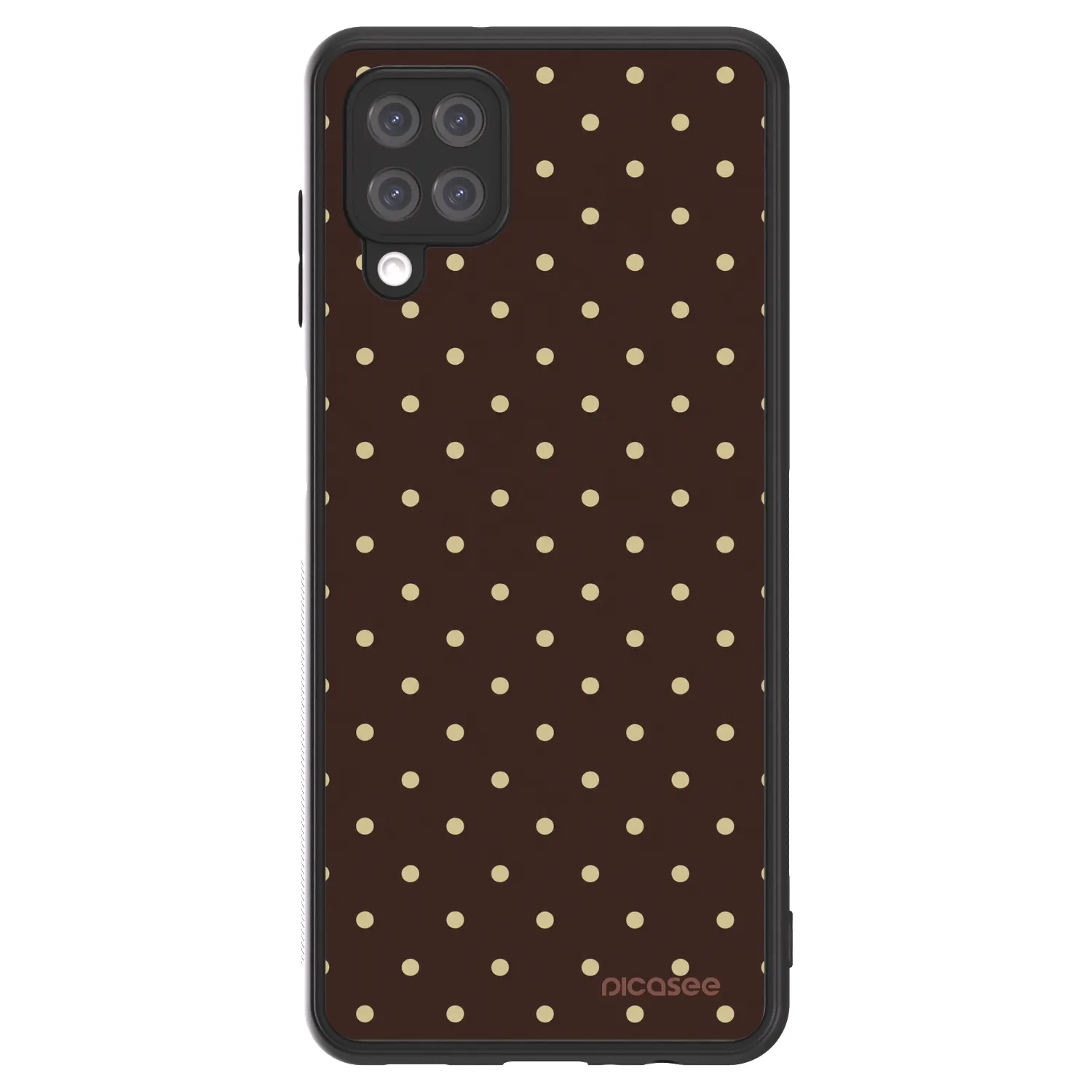 Picasee ULTIMATE CASE για Samsung Galaxy A12 A125F - Vanilla Dots & Chocolate