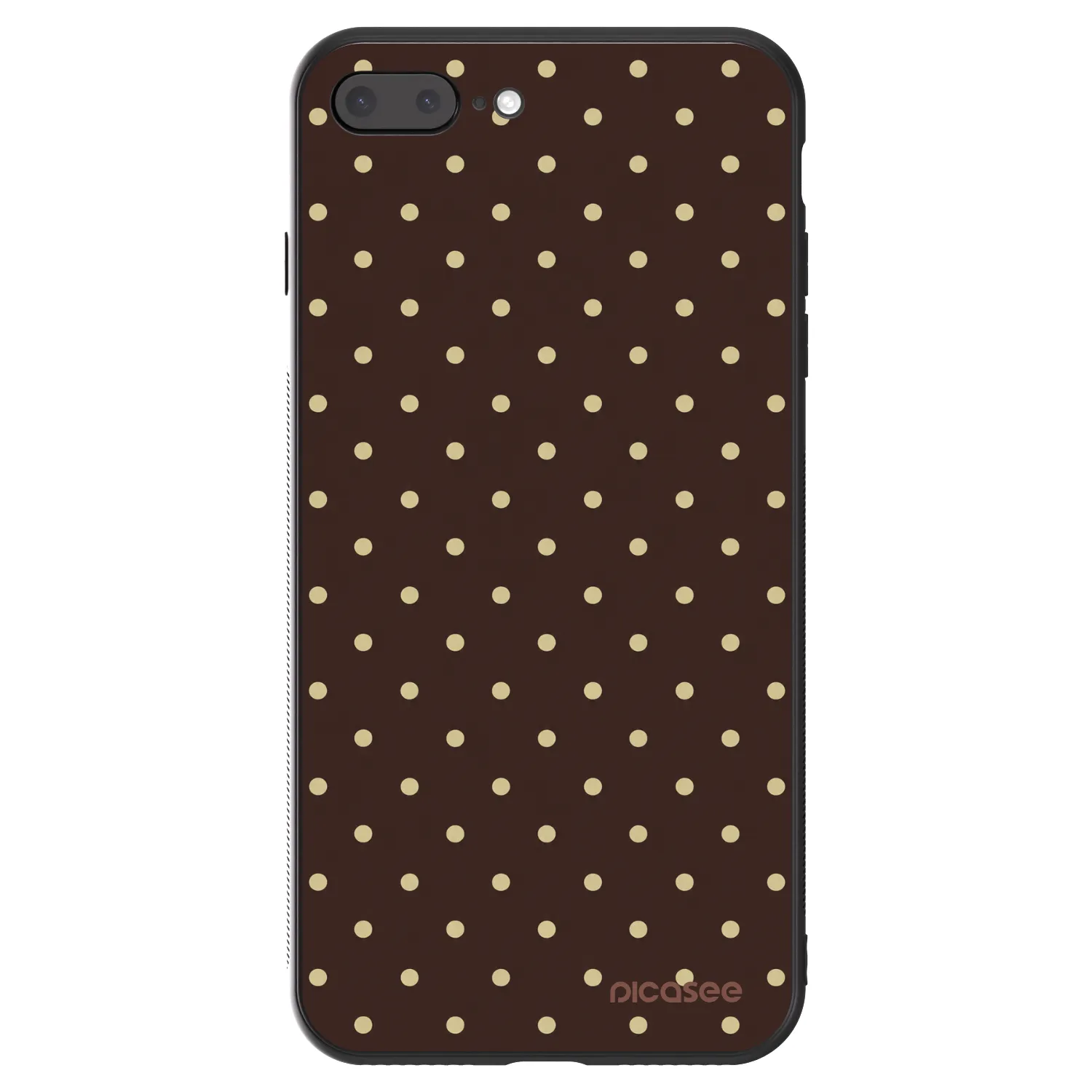 Picasee ULTIMATE CASE για Apple iPhone 7 Plus - Vanilla Dots & Chocolate
