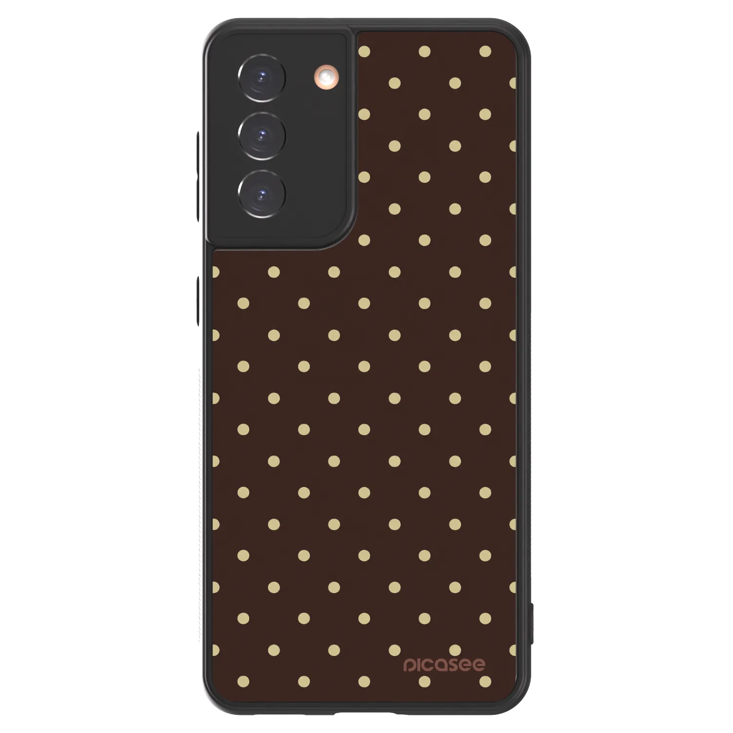 Picasee ULTIMATE CASE για Samsung Galaxy S21 5G G991B - Vanilla Dots & Chocolate