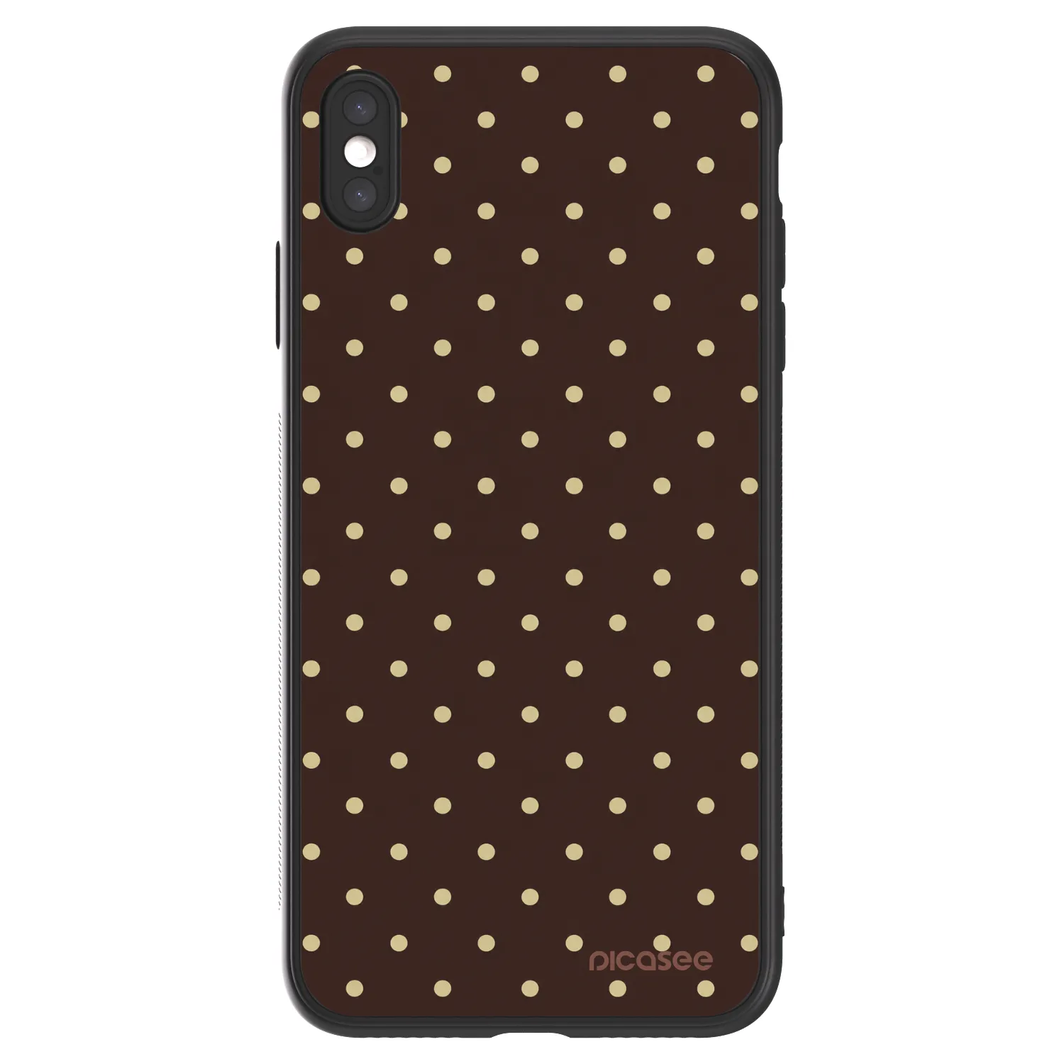 Picasee ULTIMATE CASE για Apple iPhone XS Max - Vanilla Dots & Chocolate