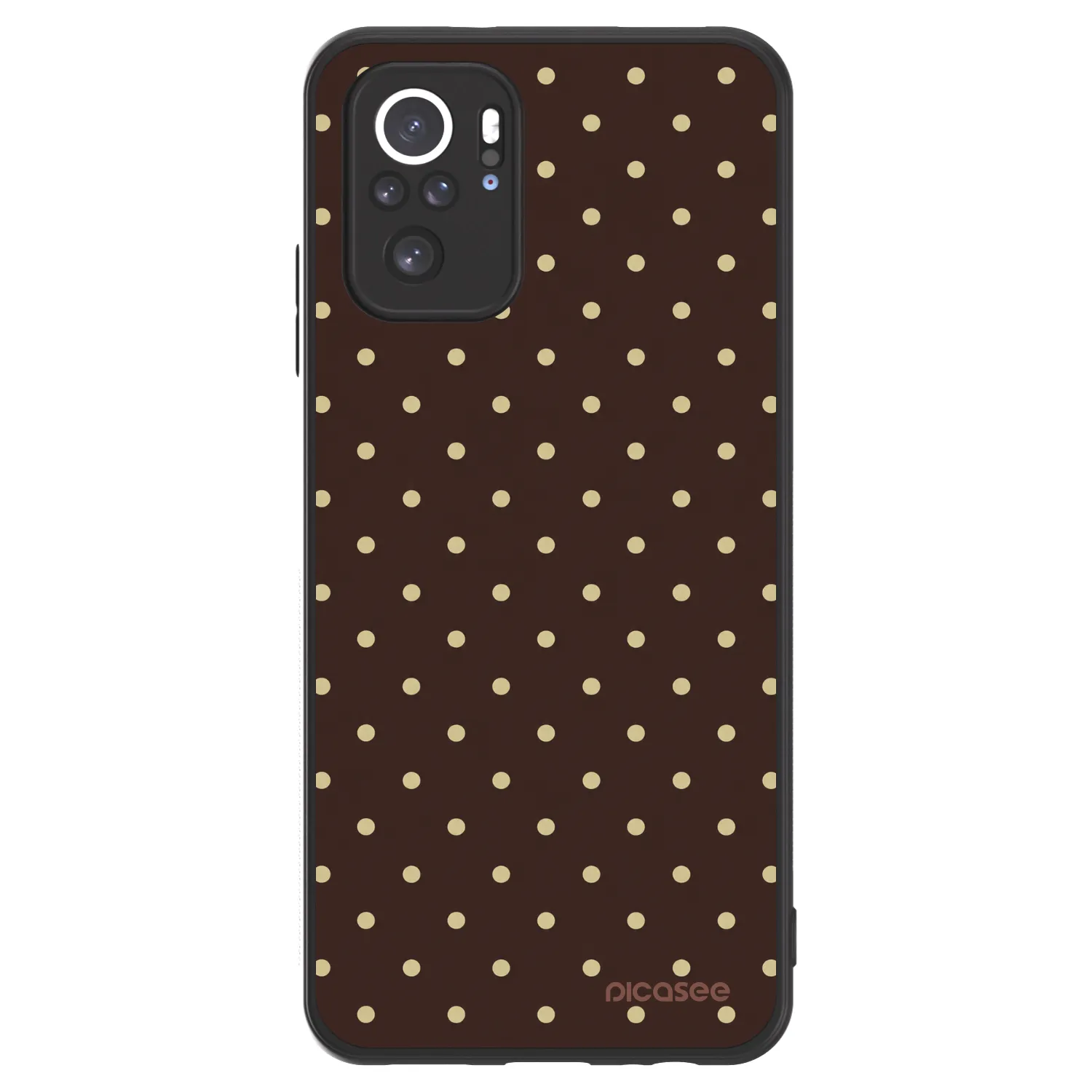 Picasee ULTIMATE CASE για Xiaomi Redmi Note 10 - Vanilla Dots & Chocolate