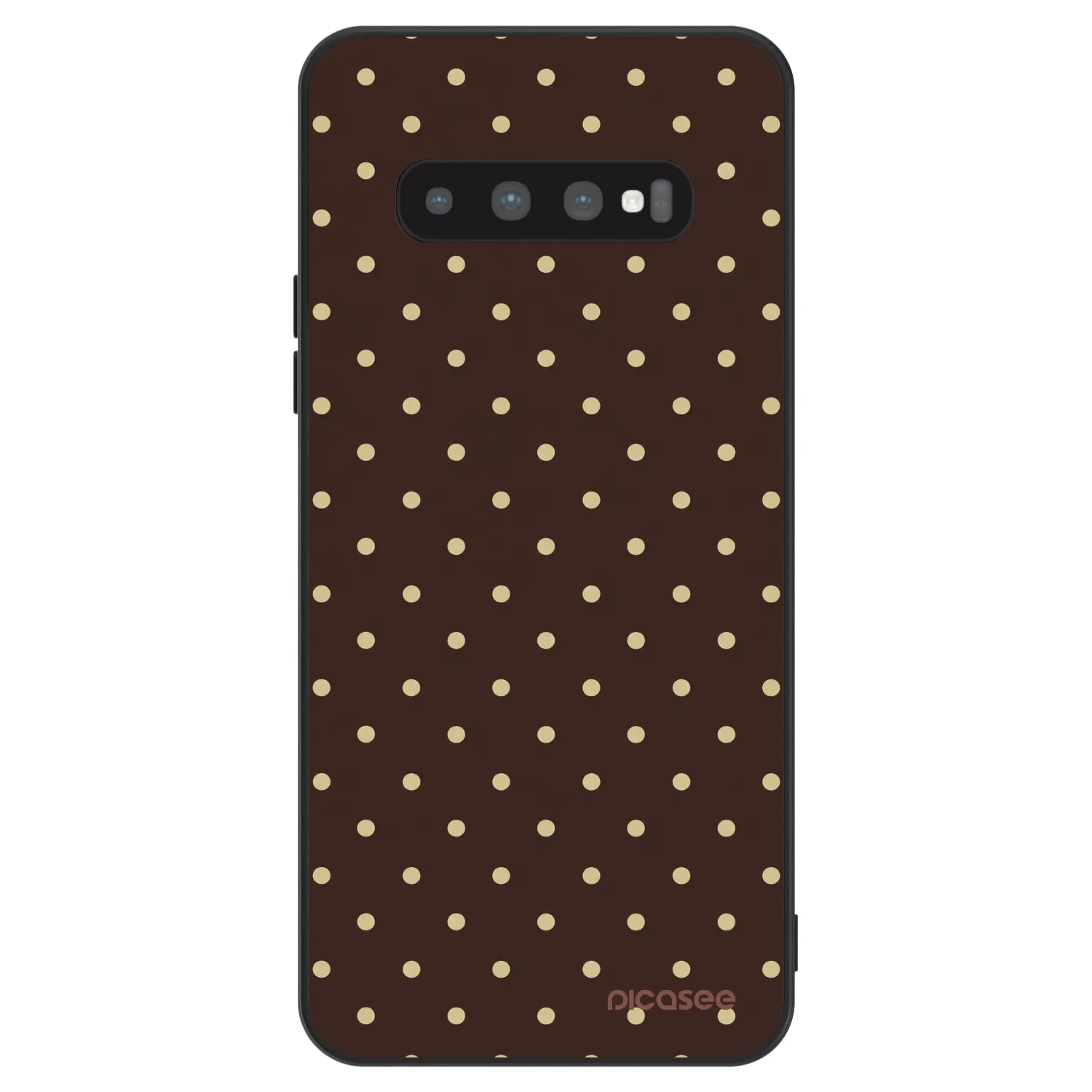 Picasee ULTIMATE CASE για Samsung Galaxy S10 G973 - Vanilla Dots & Chocolate