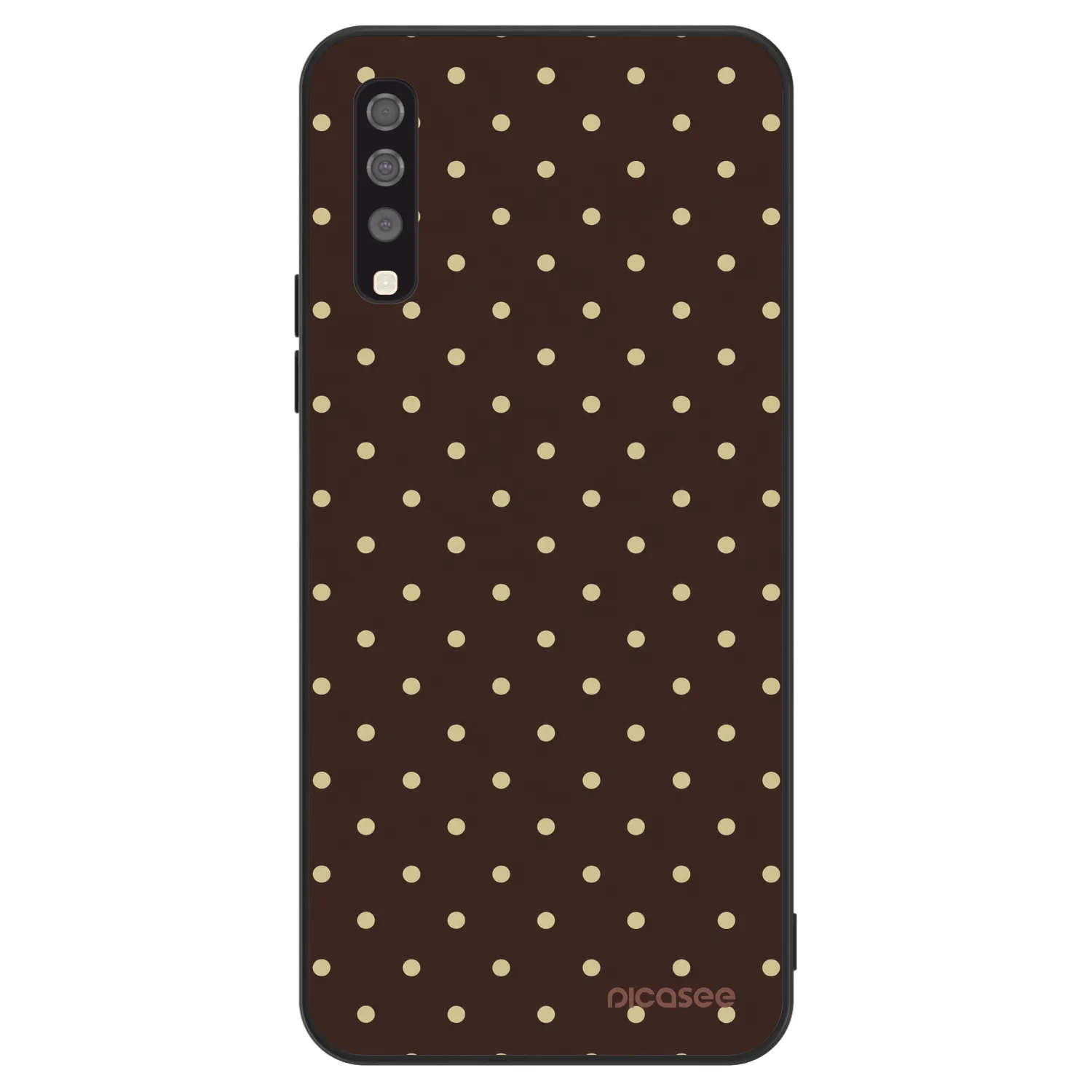 Picasee ULTIMATE CASE για Samsung Galaxy A70 A705F - Vanilla Dots & Chocolate