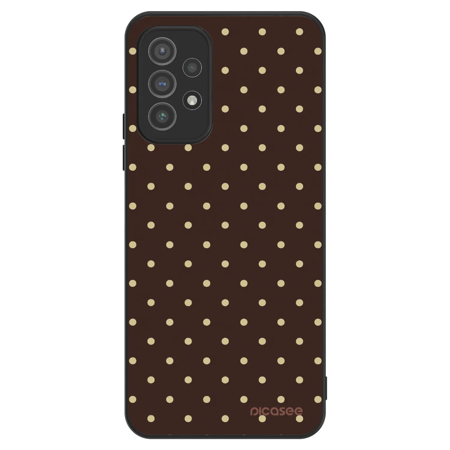 Picasee ULTIMATE CASE για Samsung Galaxy A72 A725F - Vanilla Dots & Chocolate