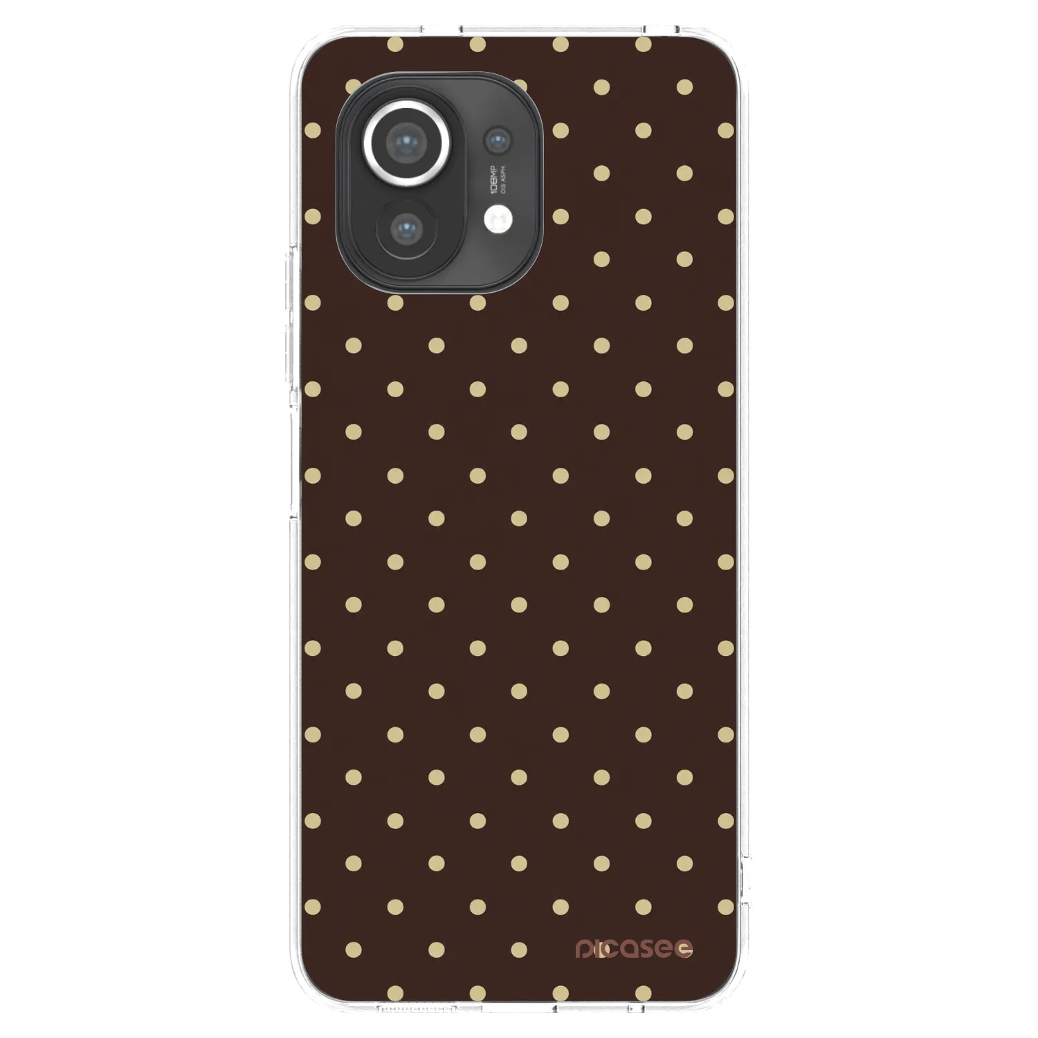 Picasee διαφανής θήκη σιλικόνης Xiaomi Mi 11 - Vanilla Dots & Chocolate