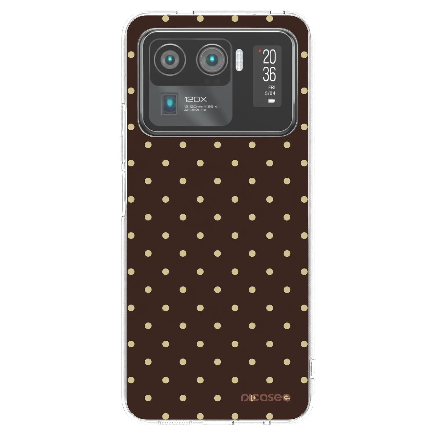 Picasee διαφανής θήκη σιλικόνης Xiaomi Mi 11 Ultra - Vanilla Dots & Chocolate