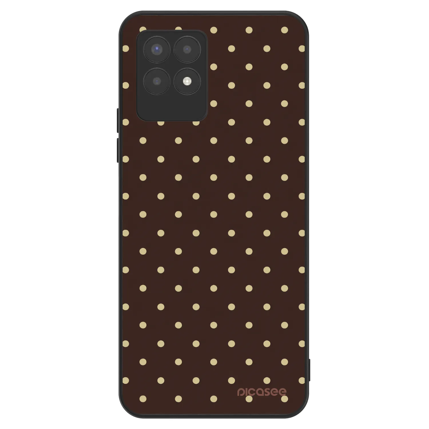 Picasee ULTIMATE CASE για Realme 8i - Vanilla Dots & Chocolate