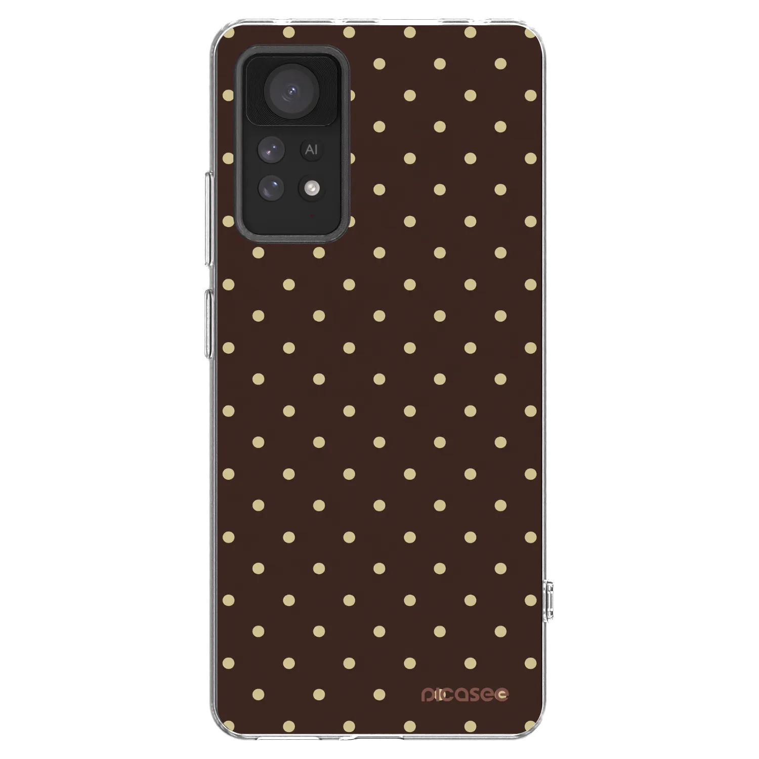 Picasee διαφανής θήκη σιλικόνης Xiaomi Redmi Note 11 Pro 5G - Vanilla Dots & Chocolate