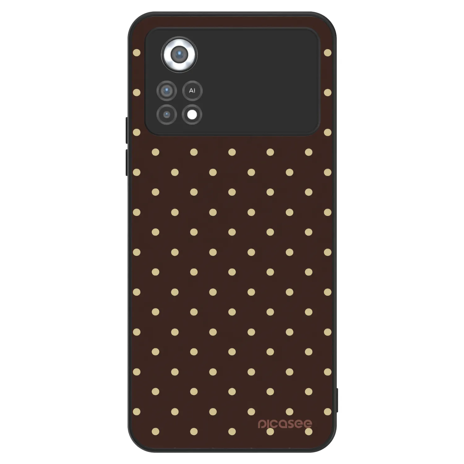 Picasee ULTIMATE CASE για Xiaomi Poco X4 Pro 5G - Vanilla Dots & Chocolate