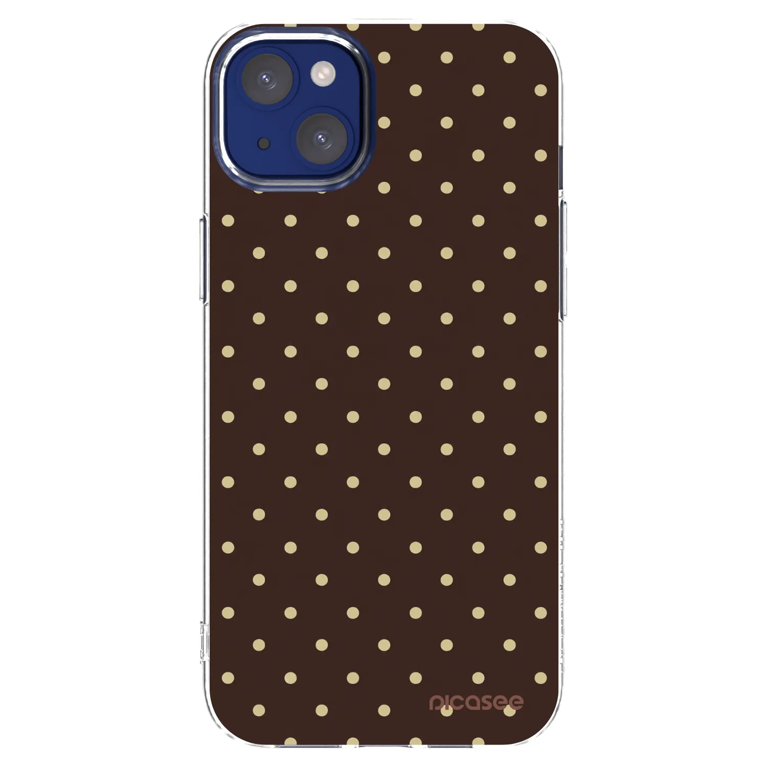 Picasee διαφανής θήκη σιλικόνης Apple iPhone 14 Plus - Vanilla Dots & Chocolate
