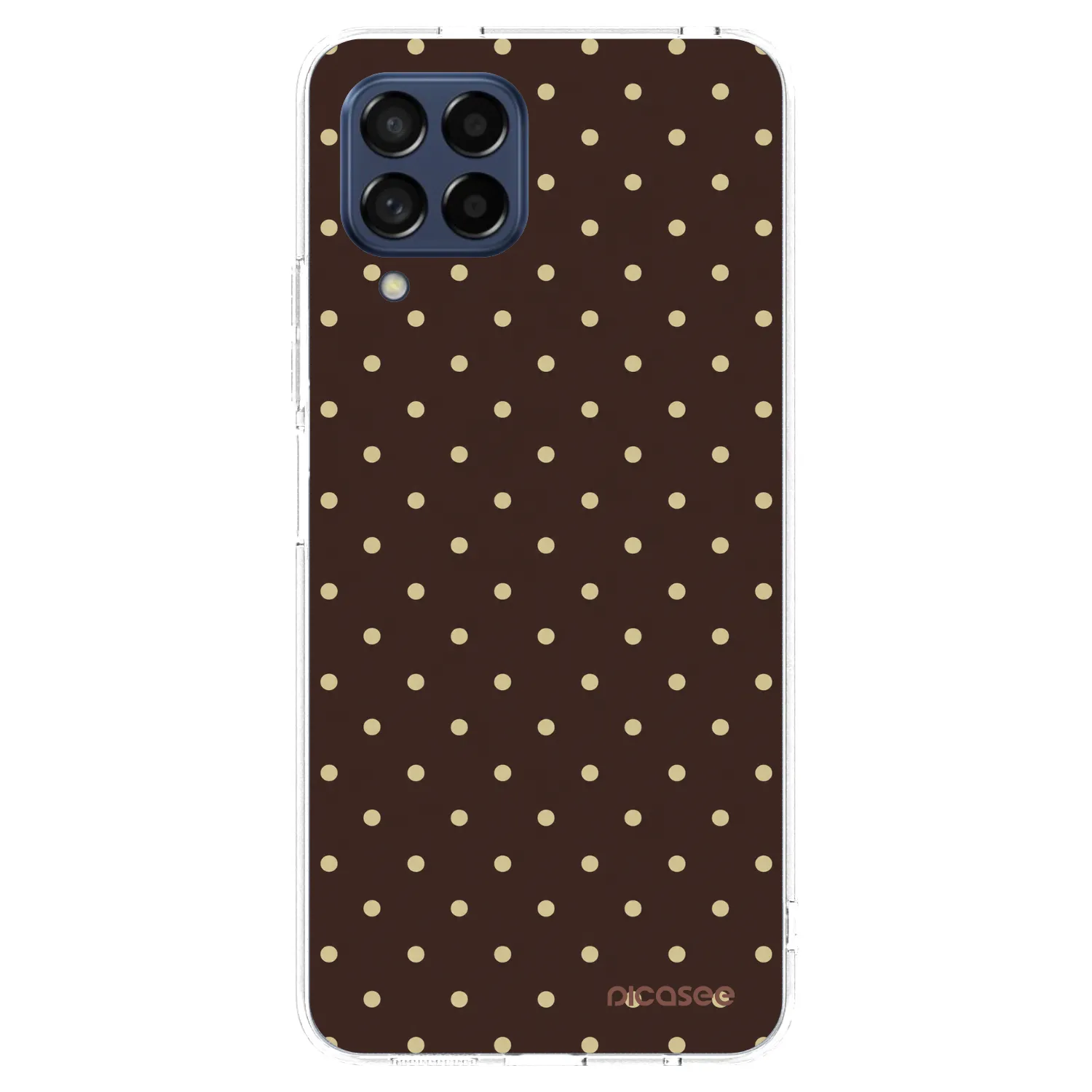 Picasee διαφανής θήκη σιλικόνης Samsung Galaxy M53 5G - Vanilla Dots & Chocolate