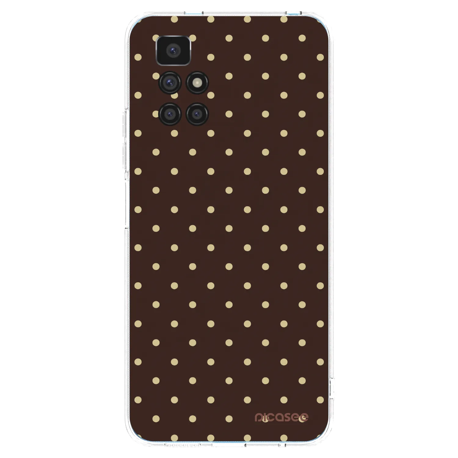 Picasee διαφανής θήκη σιλικόνης Xiaomi Redmi 10 (2022) - Vanilla Dots & Chocolate