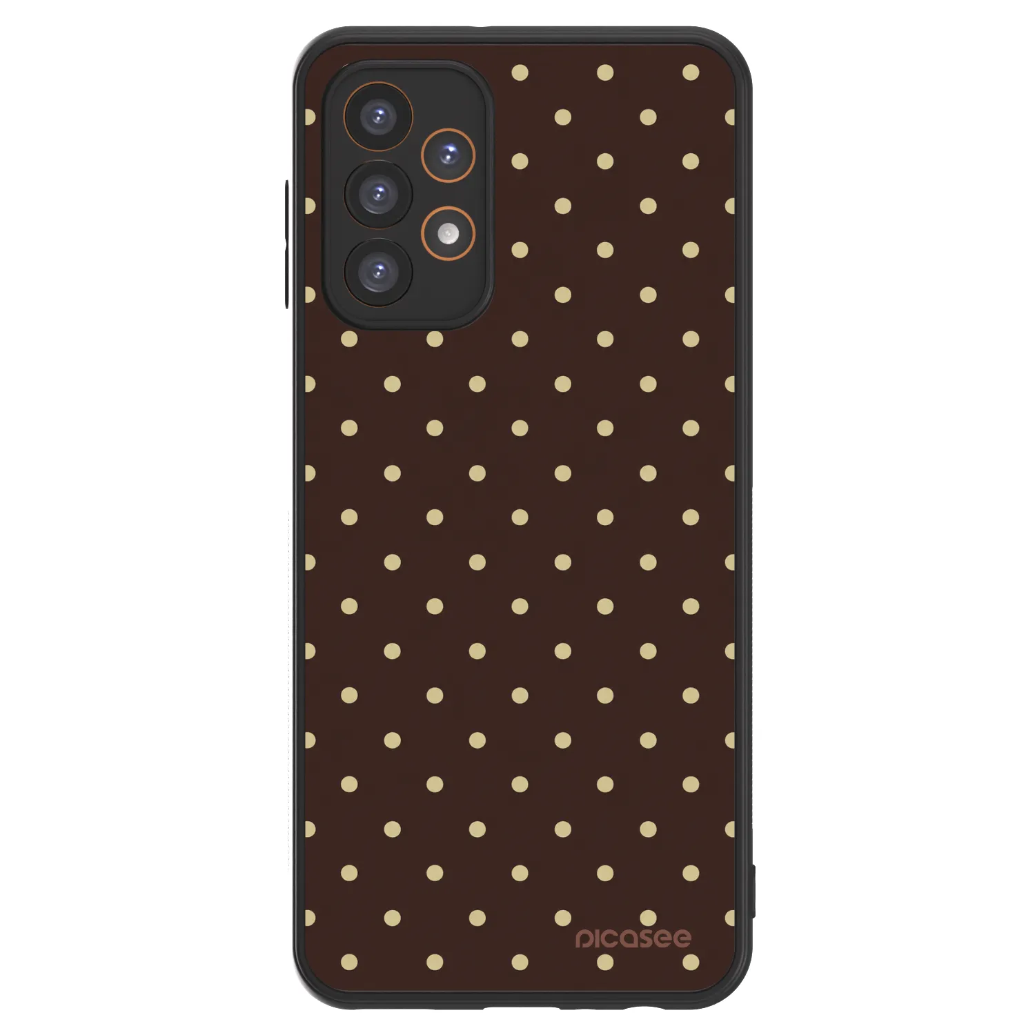 Picasee ULTIMATE CASE για Samsung Galaxy A23 A235F 4G - Vanilla Dots & Chocolate