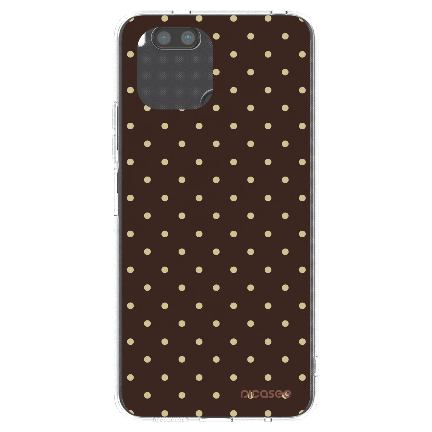 Picasee διαφανής θήκη σιλικόνης Xiaomi Redmi A1 - Vanilla Dots & Chocolate
