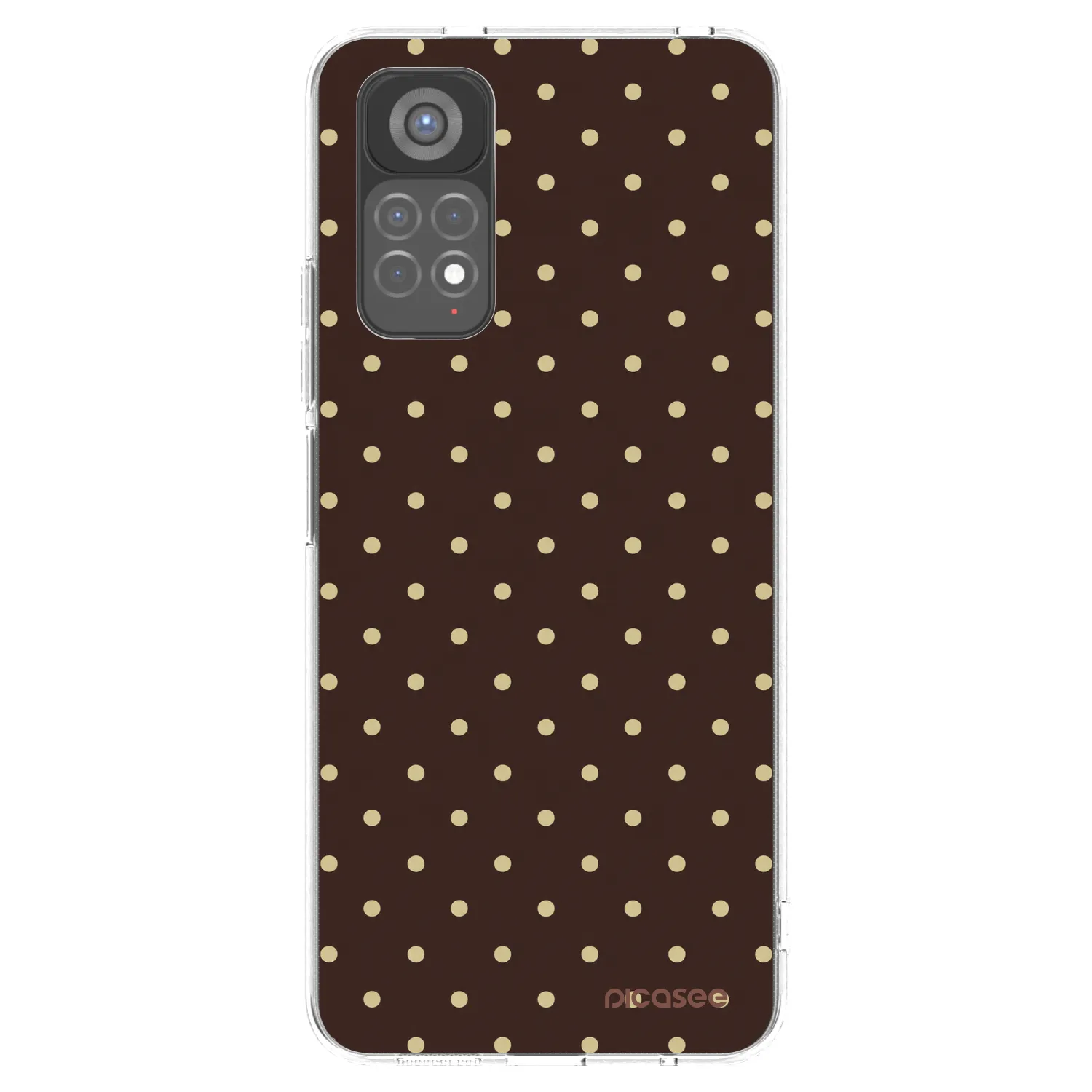 Picasee διαφανής θήκη σιλικόνης Xiaomi Redmi Note 11S 5G - Vanilla Dots & Chocolate