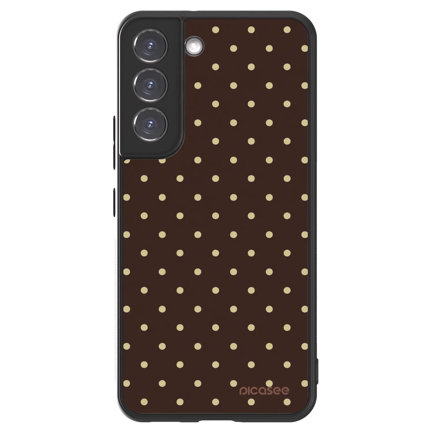 Picasee ULTIMATE CASE PowerShare για Samsung Galaxy S22 5G - Vanilla Dots & Chocolate