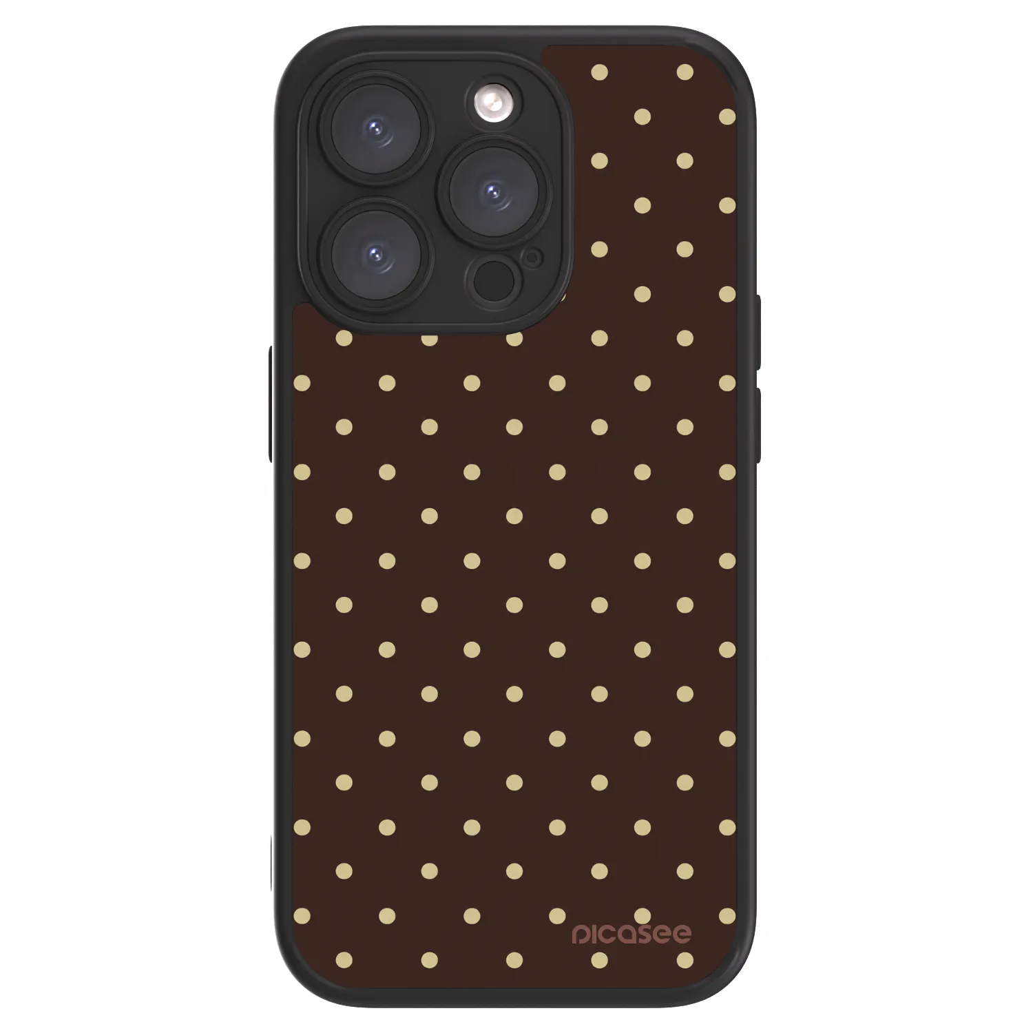 Picasee ULTIMATE CASE MagSafe pro Apple iPhone 15 Pro - Vanilla Dots & Chocolate