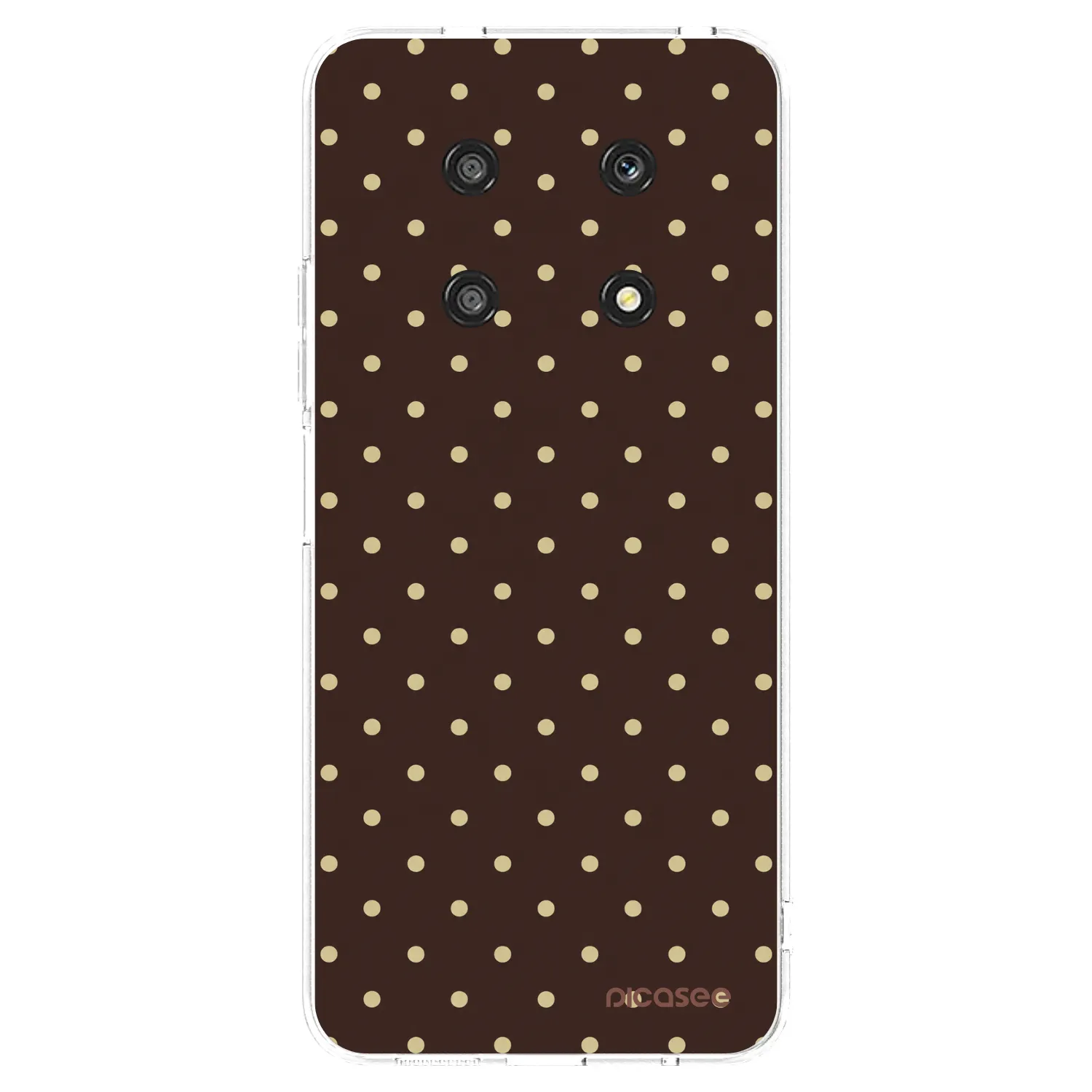 Picasee διαφανής θήκη σιλικόνης Honor Magic4 Lite 5G - Vanilla Dots & Chocolate
