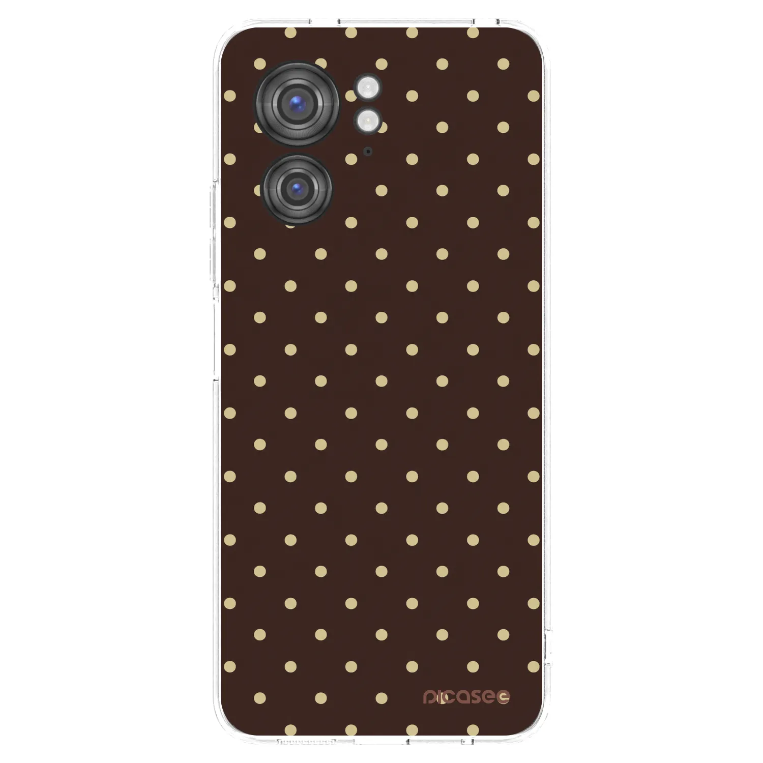 Picasee διαφανής θήκη σιλικόνης Motorola Edge 40 - Vanilla Dots & Chocolate