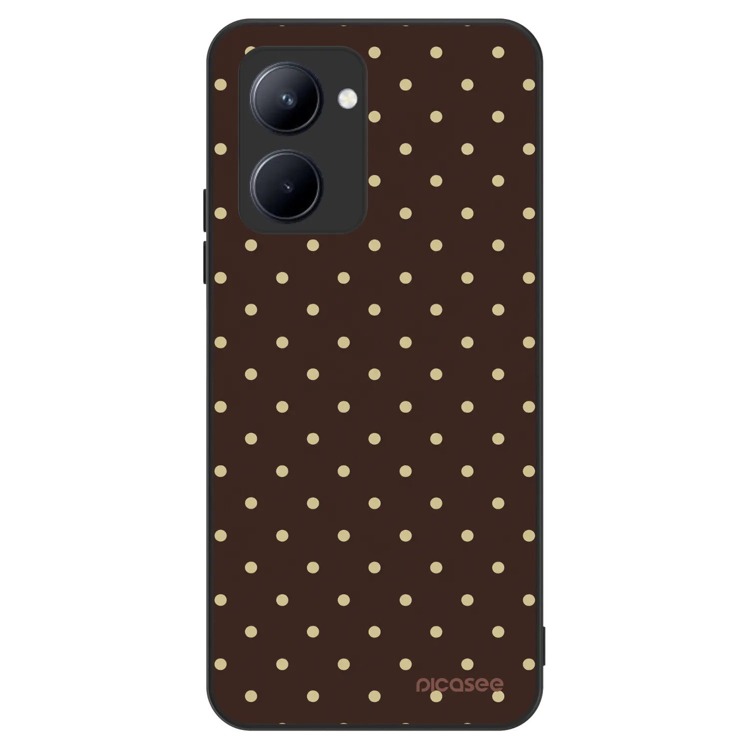Picasee ULTIMATE CASE για Realme C33 (2023) - Vanilla Dots & Chocolate