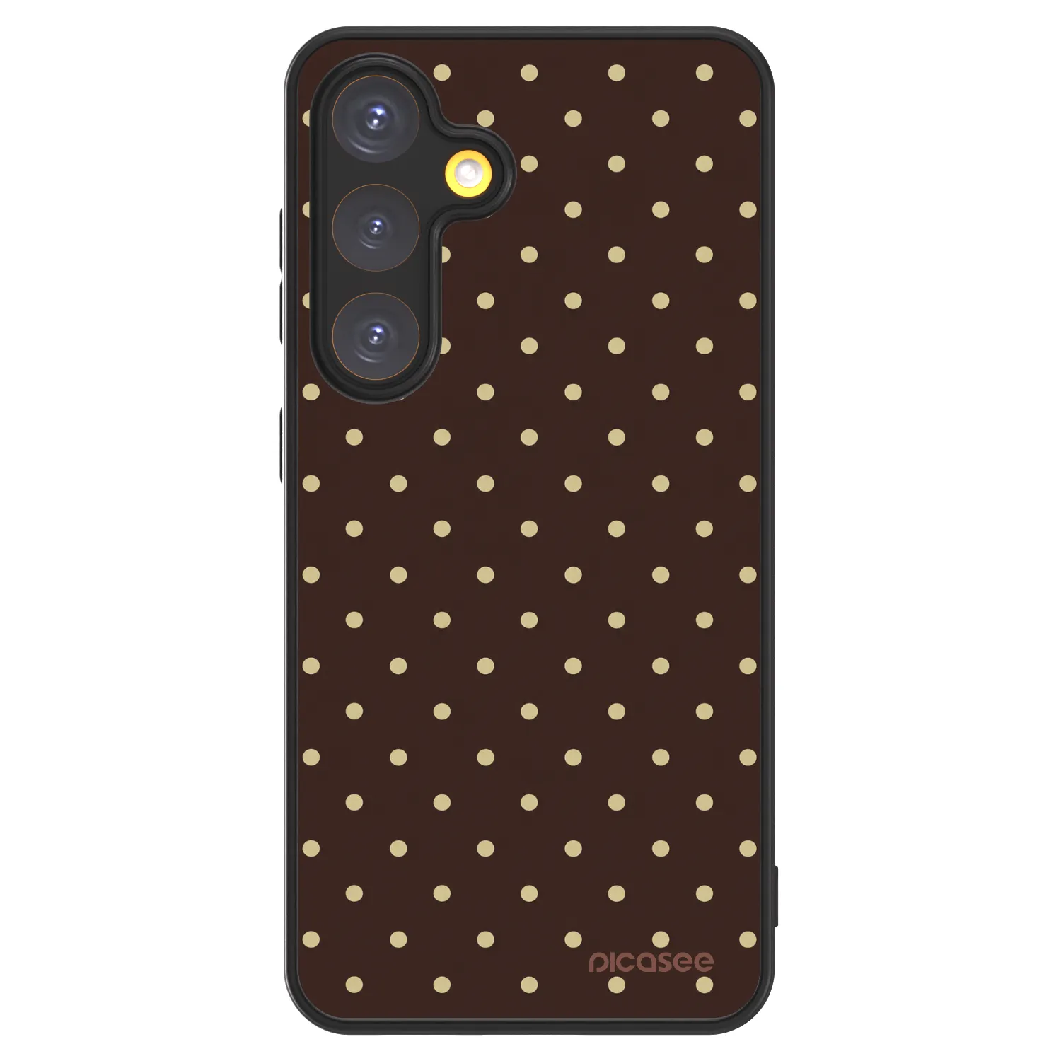 Picasee ULTIMATE CASE PowerShare για Samsung Galaxy S24 S921B 5G - Vanilla Dots & Chocolate
