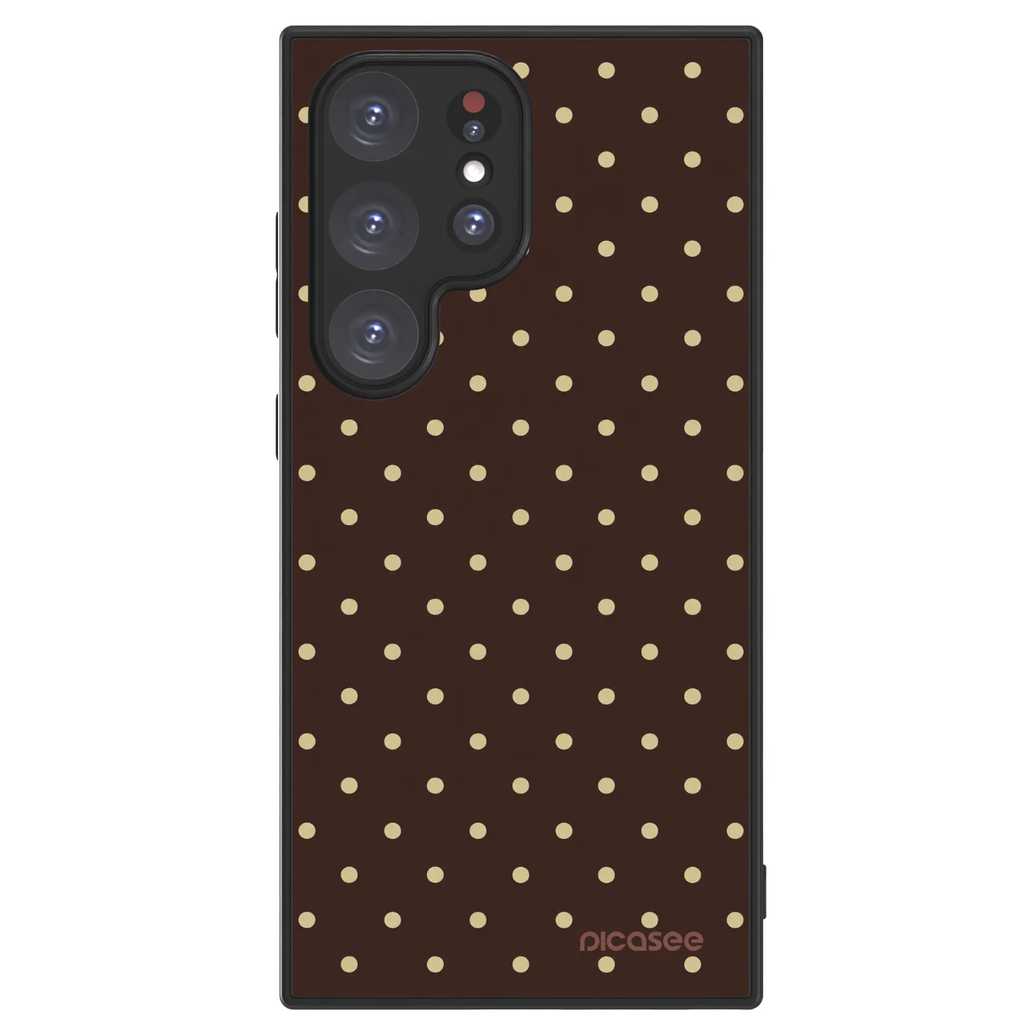 Picasee ULTIMATE CASE PowerShare για Samsung Galaxy S24 Ultra S928B 5G - Vanilla Dots & Chocolate