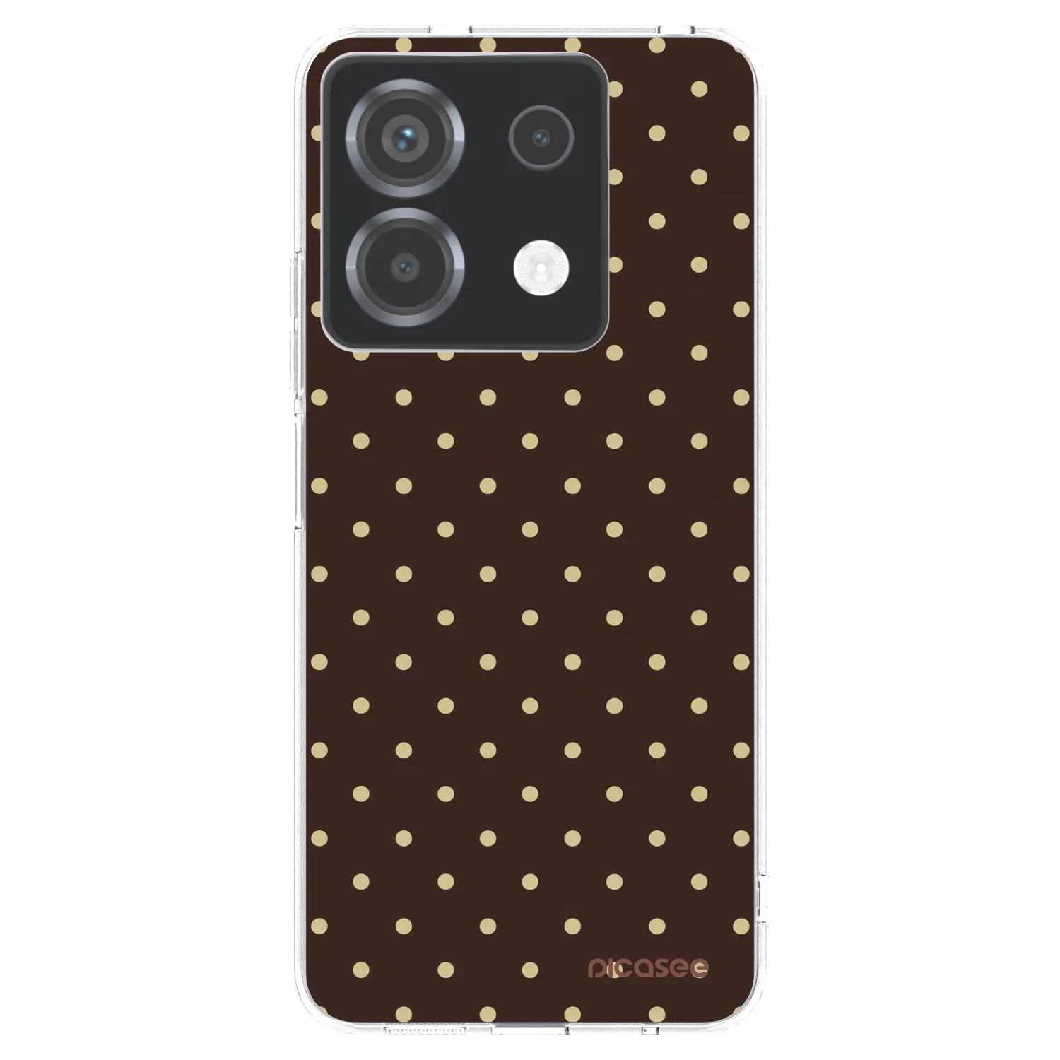 Picasee διαφανής θήκη σιλικόνης Xiaomi Poco X6 - Vanilla Dots & Chocolate