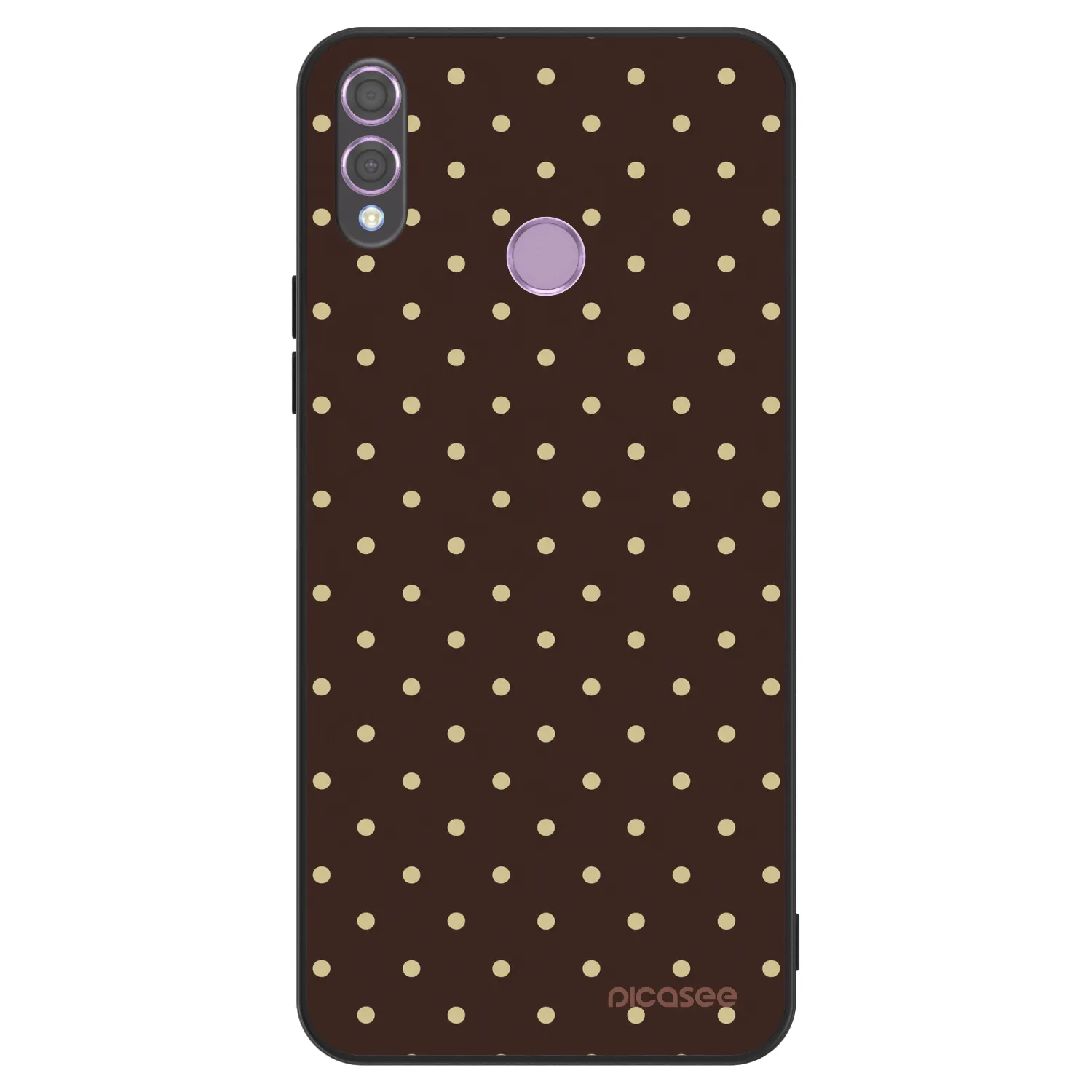 Picasee ULTIMATE CASE για Honor 8X - Vanilla Dots & Chocolate